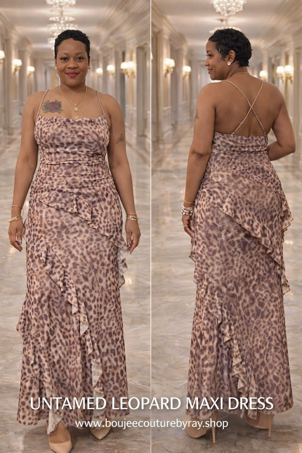 Untamed Leopard Maxi Dress