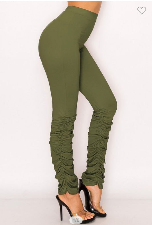 The “Stacked & Styled” Ruched Leggings
