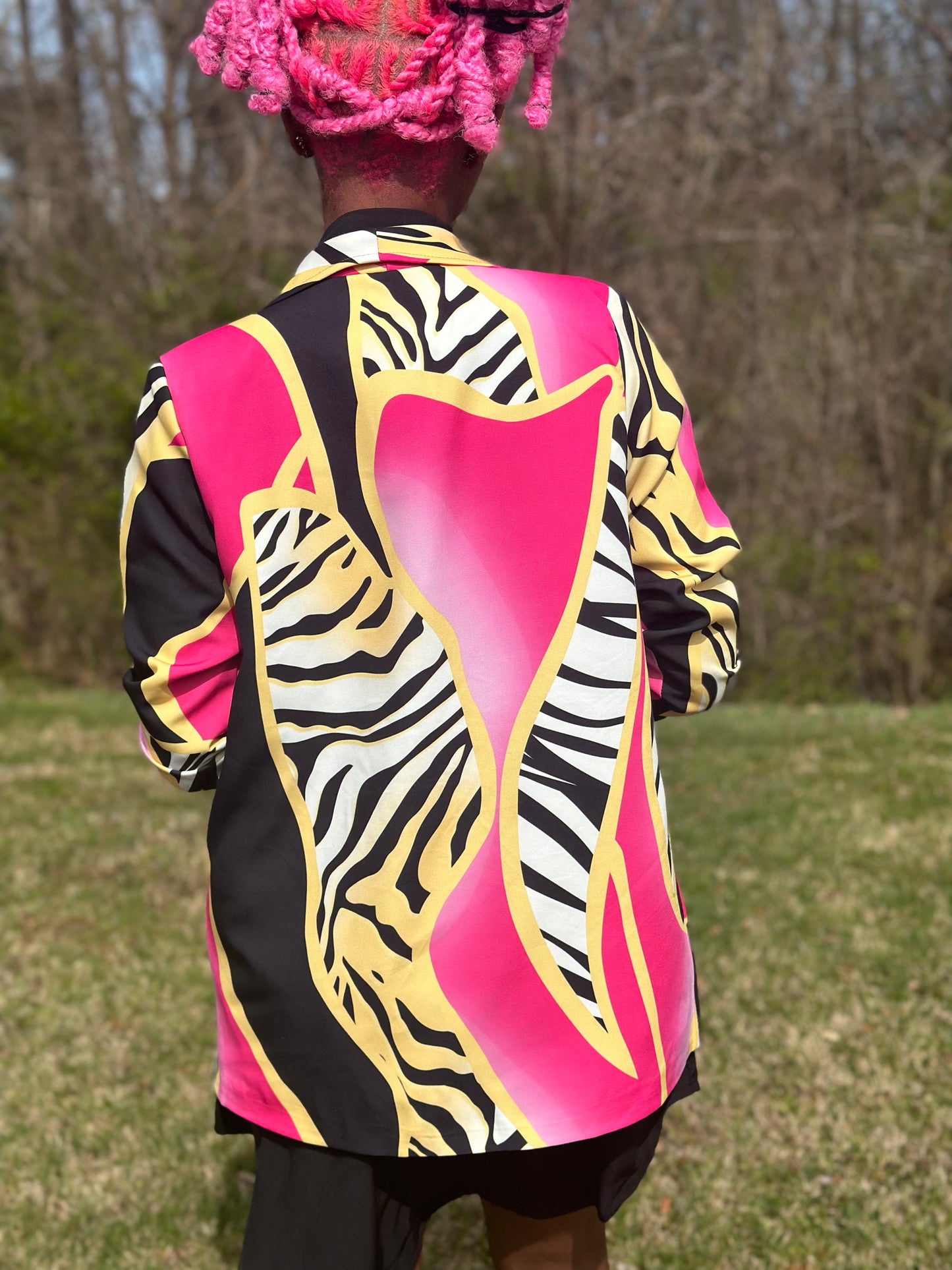 The “Pop Art Power” Statement Blazer