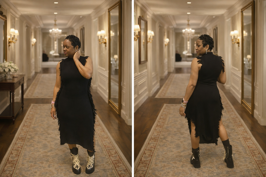 The Femme Fatal Fringe Dress