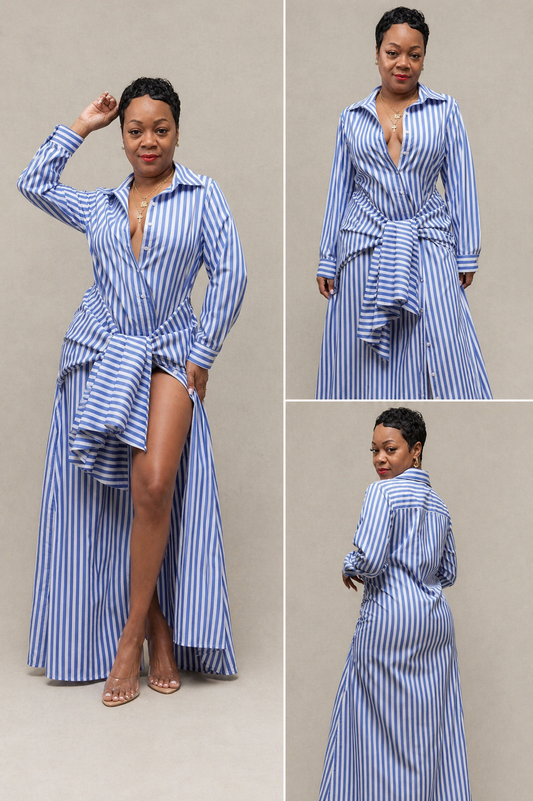 Stripe Authority Dress
