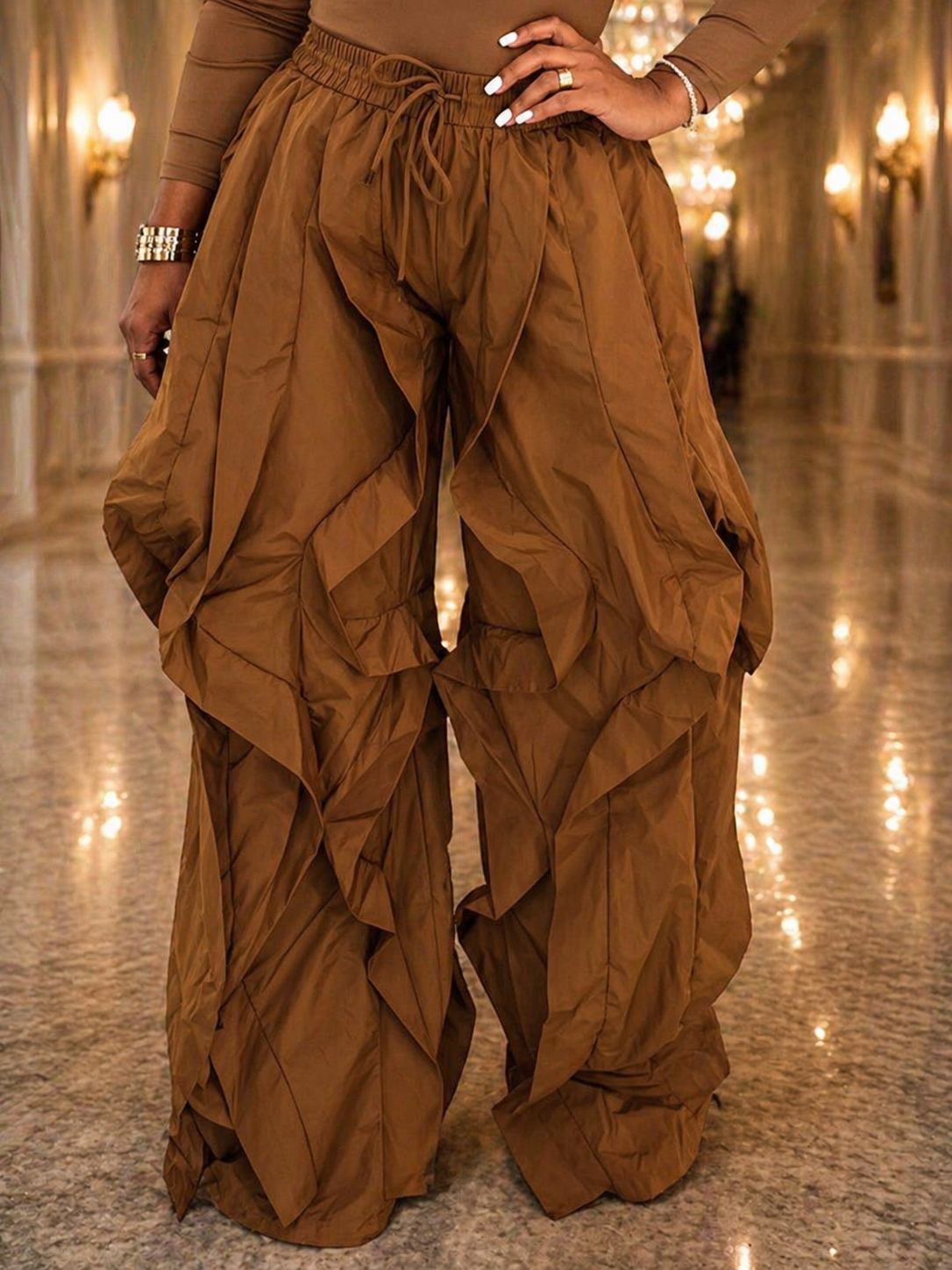 Soft Power Ruffle Pants