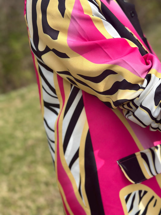 The “Pop Art Power” Statement Blazer