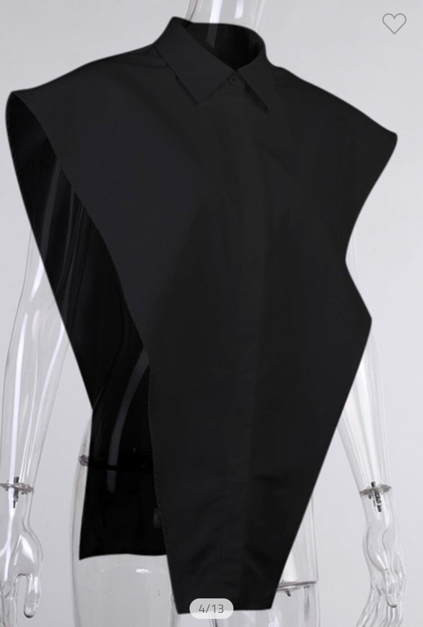 🖤 The “Black Authority” Structured Shirt