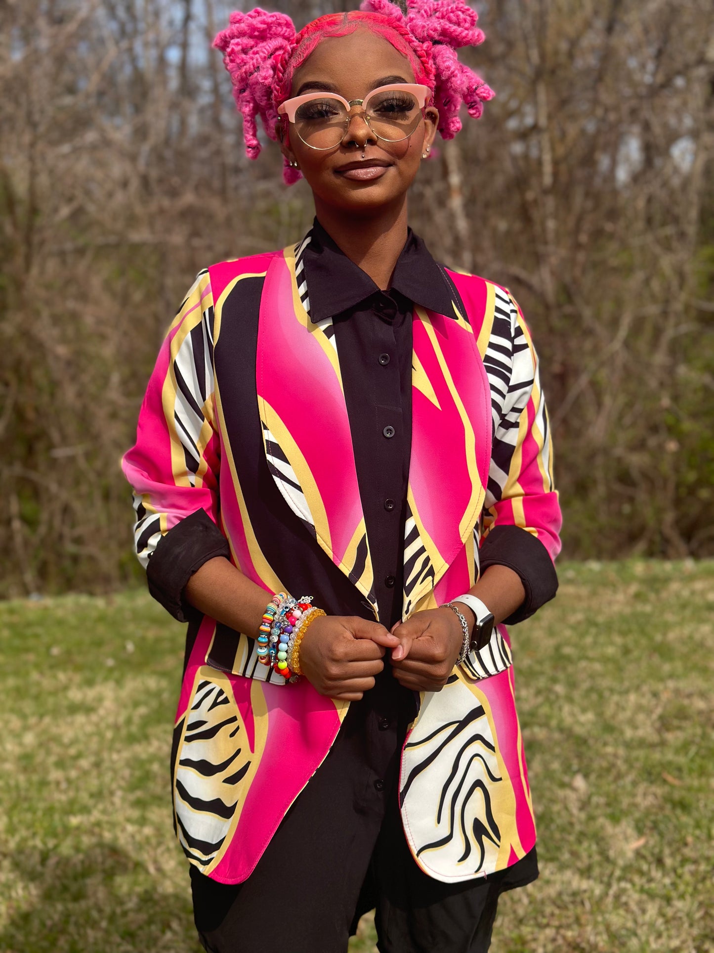 The “Pop Art Power” Statement Blazer